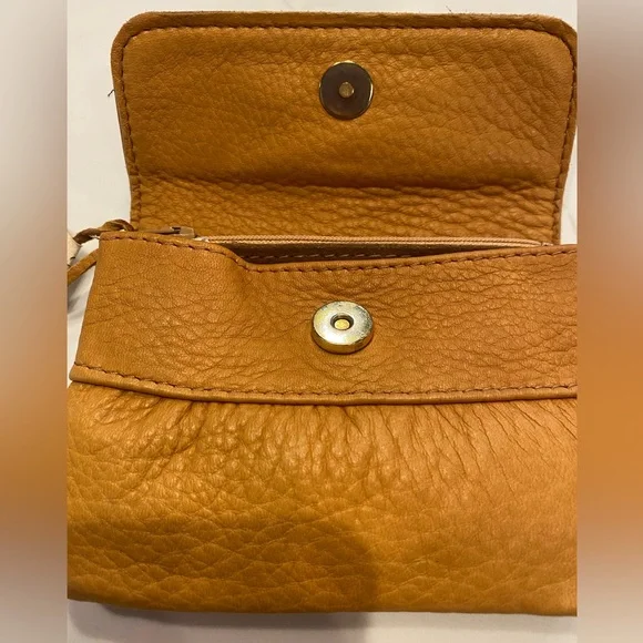 NWOT Brama Handmade Canada Deerskin Tooled Leather Wallet - Picture 6 of 14